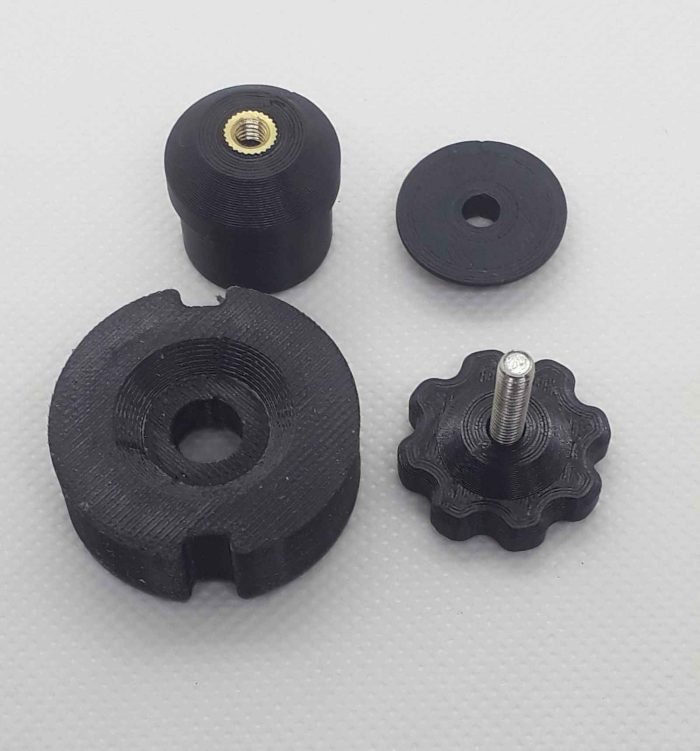 Ensemble pièce support cartouche CO2 fourche VTT csci3d