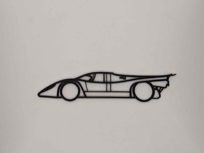 Décoration murale imprimé en 3D d'une Porsche 917 K