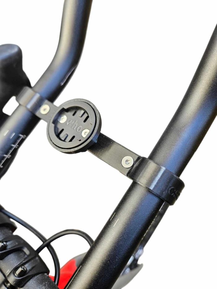 Gros plan sur le Support GPS Wahoo pour prolongateur triathlon