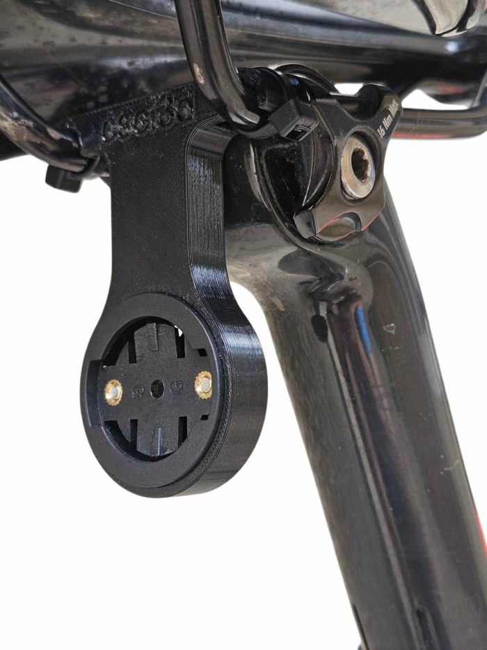 Support de rail de selle pour GArmin varia fixé sur des rails de selle d'un vélo